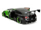 Nissan GT R R35 Liberty Walk Body Kit 2 0 RHD Right Hand Drive Green and Matt Black Pink Slips Series 1/18 Diecast Model Car Jada 35724