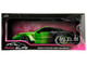 Nissan GT R R35 Liberty Walk Body Kit 2 0 RHD Right Hand Drive Green and Matt Black Pink Slips Series 1/18 Diecast Model Car Jada 35724