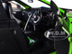 Nissan GT R R35 Liberty Walk Body Kit 2 0 RHD Right Hand Drive Green and Matt Black Pink Slips Series 1/18 Diecast Model Car Jada 35724