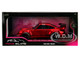 RWB Body Kit Red Metallic with Black Stripes Pink Slips Series 1/18 Diecast Model Car Jada 35726