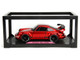 RWB Body Kit Red Metallic with Black Stripes Pink Slips Series 1/18 Diecast Model Car Jada 35726
