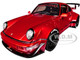 RWB Body Kit Red Metallic with Black Stripes Pink Slips Series 1/18 Diecast Model Car Jada 35726