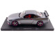 1999 Nissan Skyline GT R R34 RHD Right Hand Drive Silver Metallic with Purple Wheels 1/18 Diecast Model Car Solido S1804310