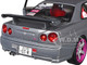 1999 Nissan Skyline GT R R34 RHD Right Hand Drive Silver Metallic with Purple Wheels 1/18 Diecast Model Car Solido S1804310 1999 Nissan Skyline GT R R34 RHD Right Hand Drive Silver Metallic with Purple Wheels 1/18 Diecast Model Car Solido S1804310