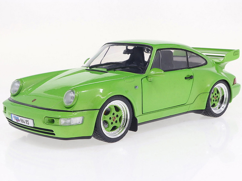 1990 Porsche 911 964 Carrera RS Streetfighter Green Metallic 1/18 Diecast Model Car Solido S1803411