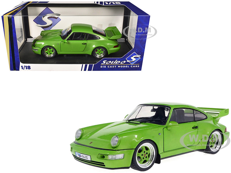 1990 Porsche 911 964 Carrera RS Streetfighter Green Metallic 1/18 Diecast Model Car Solido S1803411