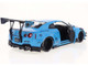 2023 Nissan GT R R35 Liberty Walk Body Kit 2 0 RHD Right Hand Drive Baby Blue with Carbon Hood 1/18 Diecast Model Car Solido S1805817