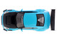 2023 Nissan GT R R35 Liberty Walk Body Kit 2 0 RHD Right Hand Drive Baby Blue with Carbon Hood 1/18 Diecast Model Car Solido S1805817