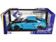 2023 Nissan GT R R35 Liberty Walk Body Kit 2 0 RHD Right Hand Drive Baby Blue with Carbon Hood 1/18 Diecast Model Car Solido S1805817