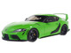 2023 Toyota GR Supra StreetFighter Green 1/18 Diecast Model Car Solido S1809004