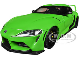 2023 Toyota GR Supra StreetFighter Green 1/18 Diecast Model Car Solido S1809004