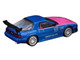 Mazda RX7 FC3S RE Amemiya RHD Right Hand Drive Blue Metallic with Pink Hood APA XPO 2025 Exclusive 1/64 Diecast Model Car Pop Race PR640396