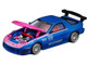 Mazda RX7 FC3S RE Amemiya RHD Right Hand Drive Blue Metallic with Pink Hood APA XPO 2025 Exclusive 1/64 Diecast Model Car Pop Race PR640396