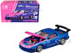 Mazda RX7 FC3S RE Amemiya RHD Right Hand Drive Blue Metallic with Pink Hood APA XPO 2025 Exclusive 1/64 Diecast Model Car Pop Race PR640396