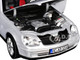 1996 Mercedes Benz SLK Convertible Brilliant Silver Metallic 1/18 Diecast Model Car Norev 183020