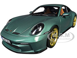 2021 Porsche 911 GT3 Malachite Green Metallic 1/18 Diecast Model Car Norev 187382