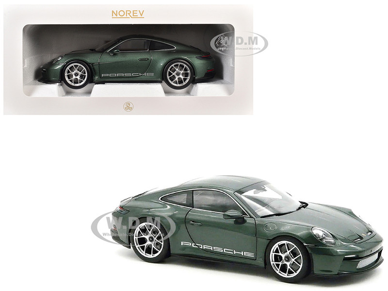 2023 Porsche 911 S T Malachite Green Metallic 1/18 Diecast Model Car Norev 187472