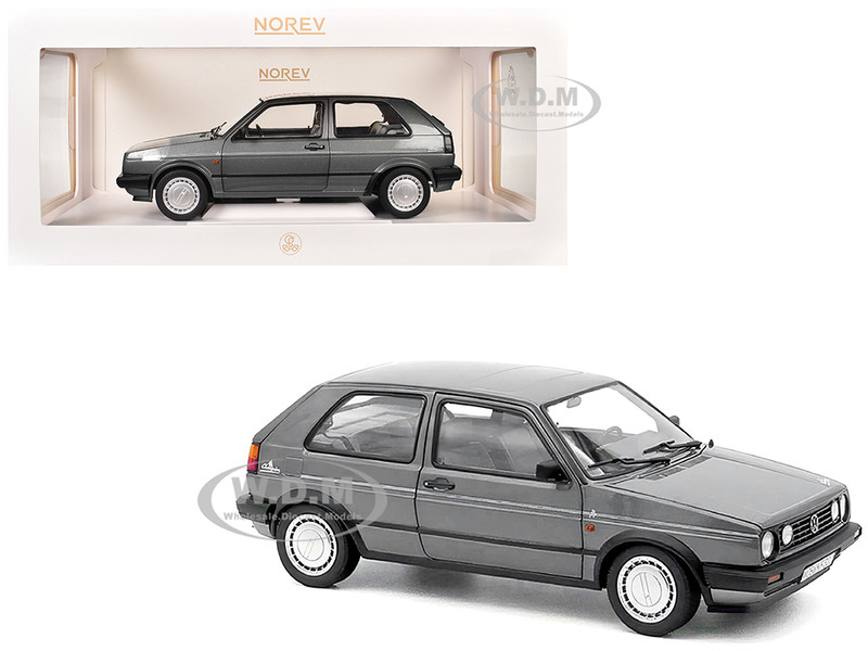 1989 Volkswagen Golf Champion Gray Metallic 1/18 Diecast Model Car Norev 188564