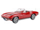 1963 Chevrolet Corvette Stingray Convertible Riverside Red 1/18 Diecast Model Car Norev 189056 1963 Chevrolet Corvette Stingray Convertible Riverside Red 1/18 Diecast Model Car Norev 189056