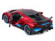 Bugatti Divo Red Metallic with Carbon and Blue Accents Special Edition 1/24 Diecast Model Car Maisto 31526r