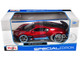 Bugatti Divo Red Metallic with Carbon and Blue Accents Special Edition 1/24 Diecast Model Car Maisto 31526r