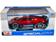 Bugatti Divo Red Metallic with Carbon and Blue Accents Special Edition 1/24 Diecast Model Car Maisto 31526r