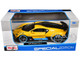 Bugatti Divo Yellow Metallic with Carbon and Blue Accents Special Edition 1/24 Diecast Model Car Maisto 31526y