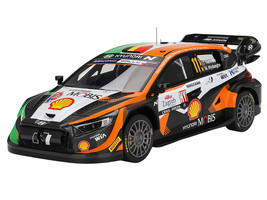 Hyundai i20 N Rally1 Hybrid #11 Thierry Neuville Martijn Wydaeghe Hyundai Shell Mobis WRT  Winner Rally Croatia Power Stage 2023 1/18 Model Car Top Speed TS0616