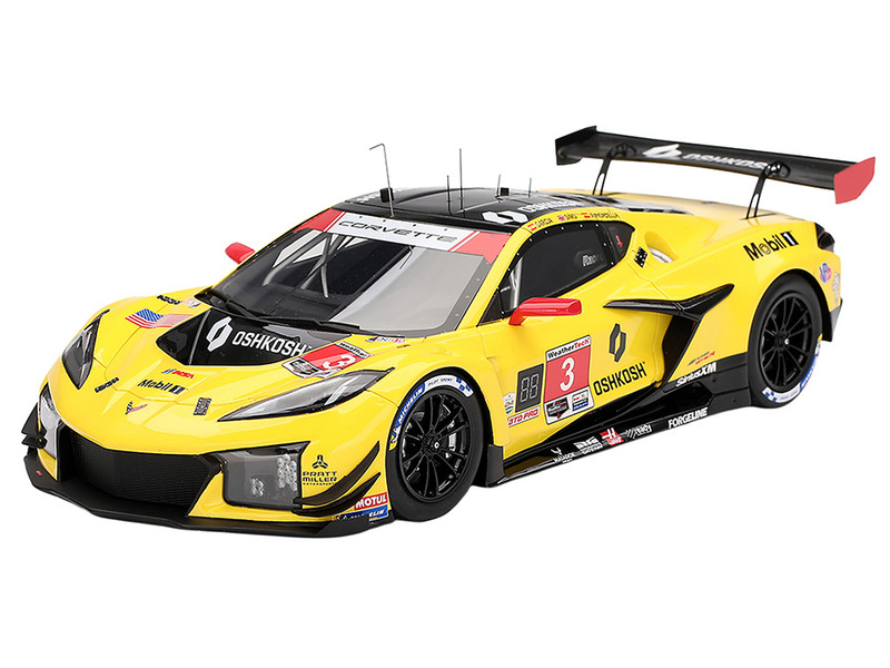 Chevrolet Corvette Z06 GT3 R #3 Antonio Garcia Daniel Juncadella Alexander Sims Corvette Racing by Pratt Miller Motorsports 24 Hours of Daytona 2025 1/18 Model Car Top Speed TS0629
