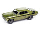 1970 Chevrolet Nova Yenko Deuce Citrus Green Metallic with Black Stripes Muscle Cars USA Series 1/64 Diecast Model Car Johnny Lightning JLMC034-JLSP383B