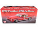 1972 Pontiac GTO LeMans Sundance Orange Metallic with GTO Stripes Limited Edition to 342 pieces Worldwide 1/18 Diecast Model Car ACME A1801226