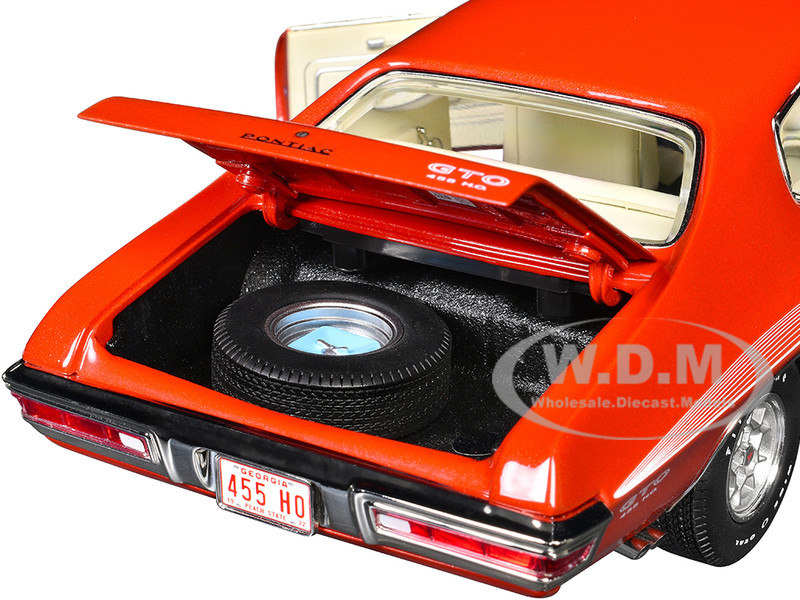1972 Pontiac GTO LeMans Sundance Orange Metallic with GTO Stripes