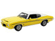 1972 Pontiac GTO LeMans Monarch Yellow with GTO Stripes and White Vinyl Top Limited Edition to 264 pieces Worldwide 1/18 Diecast Model Car ACME A1801227 1972 Pontiac GTO LeMans Monarch Yellow with GTO Stripes and White Vinyl Top Limited Edition to 264 pieces Worldwide 1/18 Diecast Model Car ACME A1801227