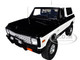 1971 Chevrolet K5 Blazer Tuxedo Black and White Limited Edition to 396 pieces Worldwide 1/18 Diecast Model Car ACME A1807716