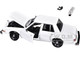 1986 Dodge Diplomat Police Car Unmarked White Custom Builder s Kit Series 1/24 Diecast Model Car Motormax 76475BB-W