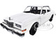 1986 Dodge Diplomat Police Car Unmarked White Custom Builder s Kit Series 1/24 Diecast Model Car Motormax 76475BB-W