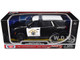 2025 Chevrolet Tahoe Police Pursuit Vehicle California Highway Patrol Black and White Law Enforcement and Public Service Series 1/24 Diecast Model Car Motormax 76645