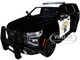 2025 Chevrolet Tahoe Police Pursuit Vehicle California Highway Patrol Black and White Law Enforcement and Public Service Series 1/24 Diecast Model Car Motormax 76645