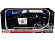 2025 Chevrolet Tahoe Police Pursuit Vehicle California Highway Patrol Black and White Law Enforcement and Public Service Series 1/24 Diecast Model Car Motormax 76645