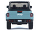 2021 Jeep Gladiator Rubicon Closed Top Pickup Truck Blue with Black Top 1/27 Diecast Model Car Motormax 79368bl