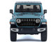 2021 Jeep Gladiator Rubicon Closed Top Pickup Truck Blue with Black Top 1/27 Diecast Model Car Motormax 79368bl