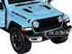 2021 Jeep Gladiator Rubicon Closed Top Pickup Truck Blue with Black Top 1/27 Diecast Model Car Motormax 79368bl