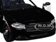 2023 Dodge Charger Pursuit Police Car Black and White with Flashing Light Bar Front and Rear Lights and 2 Sounds Builder s Kit 1/24 Diecast Model Car Motormax 79622BB-BKW