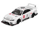 Nissan Silvia S15 LB Super Silhouette RHD Right Hand Drive #23 Athlete White with Graphics Limited Edition 1/64 Diecast Model Car Mini GT MGT01054