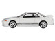 Nissan Skyline GT R R32 RHD Right Hand Drive Veilside Combat C I White with Gray Stripes Limited Edition 1/64 Diecast Model Car Mini GT MGT01066