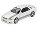 Nissan Skyline GT R R32 RHD Right Hand Drive Veilside Combat C I White with Gray Stripes Limited Edition 1/64 Diecast Model Car Mini GT MGT01066