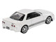 Nissan Skyline GT R R32 RHD Right Hand Drive Veilside Combat C I White with Gray Stripes Limited Edition 1/64 Diecast Model Car Mini GT MGT01066