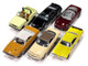 Classic Gold Collection 2025 Release 1 Set B of 6 Cars 1/64 Diecast Model Cars Johnny Lightning JLCG033B