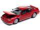 2000 Chevrolet Monte Carlo SS Torch Red with Silver Graphics Classic Gold Collection 1/64 Diecast Model Car Johnny Lightning JLCG033-JLSP391A