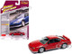 2000 Chevrolet Monte Carlo SS Torch Red with Silver Graphics Classic Gold Collection 1/64 Diecast Model Car Johnny Lightning JLCG033-JLSP391A